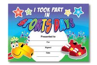 Sports Day Certificate Templates Free (1 (With Images for Sports Day Certificate Templates Free