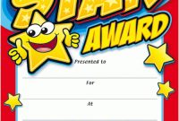 Star Award Certificate Template (1 | Awards Certificates for Star Award Certificate Template