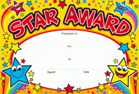 Star Award Certificate Template 8 – Best Templates Ideas For inside Star Award Certificate Template