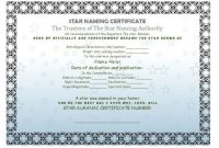 Star Naming Certificate Templates (15+ Free Official Looking in Star Naming Certificate Template