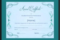 Star Performer Certificate Templates (1 regarding Star Performer Certificate Templates