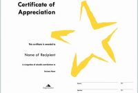 Star Performer Certificate Templates – Magdalene-Project regarding Star Performer Certificate Templates
