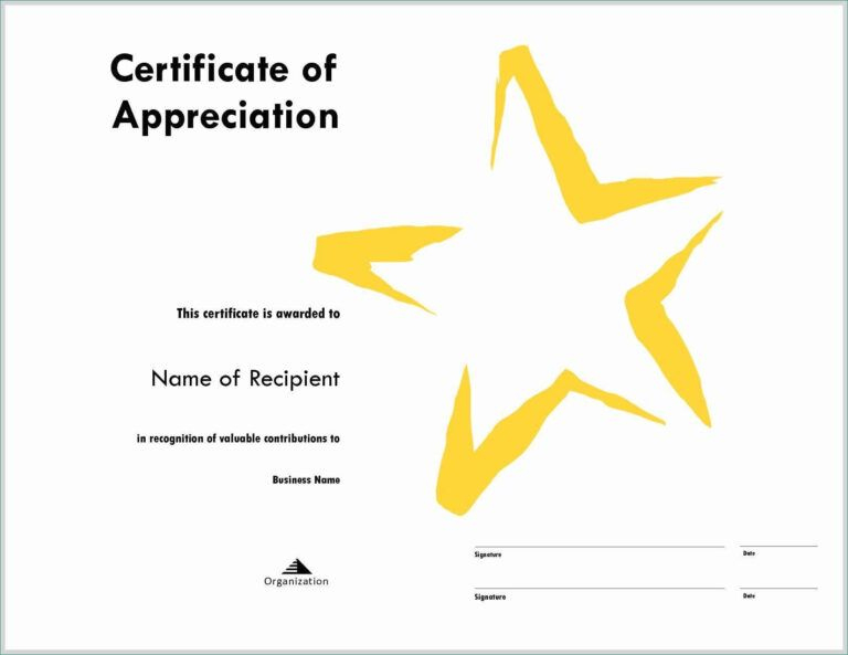 Star Performer Certificate Templates - Magdalene-Project regarding Star Performer Certificate Templates
