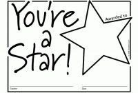 Star Templates Printable Free | Free Downloadable Pdf regarding Star Certificate Templates Free