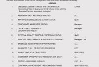Strategic Management Meeting Agendas (10+ Free Templates) pertaining to Business Development Meeting Agenda Template