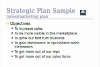 Strategic Marketing Plan Template In 2020 | Sales Strategy inside Business Plan To Increase Sales Template
