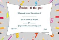 Student Of The Year Award Certificate Templates: 20+ Free To with regard to Student Of The Year Award Certificate Templates