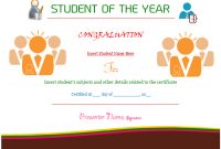 Student-Of-The-Year-Template In 2020 | Award Template with regard to Student Of The Year Award Certificate Templates