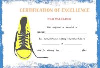 Stunning 25 Walking Certificates (Editable Word Templates inside Walking Certificate Templates