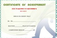Stunning 25 Walking Certificates (Editable Word Templates intended for Walking Certificate Templates
