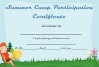 Summer Camp Certificate Templates: 15+ Templates To inside Summer Camp Certificate Template