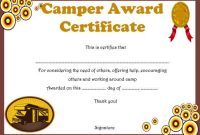 Summer Camp Certificate Templates: 15+ Templates To with Summer Camp Certificate Template