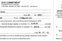 Template Church Pledge Card Savethemdctrails With Church with regard to Church Pledge Card Template
