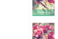 Thank You Cards with Thank You Card Template Word