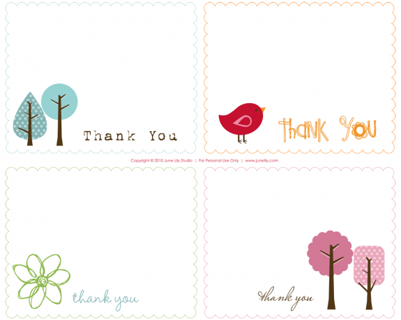 Thank You Notes – A Quick Round Up | Free Printable Card regarding Thank You Note Cards Template