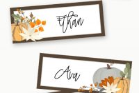 Thanksgiving Place Cards Printable – Designer Blogs in Celebrate It Templates Place Cards
