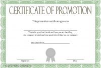 The Glamorous Certificate Of Job Promotion Template (First pertaining to Promotion Certificate Template