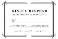 The Wedding – Rsvp Card Template (Free) | Greetings Island with regard to Free Printable Wedding Rsvp Card Templates