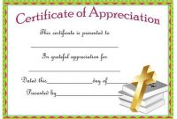 Thoughtful Pastor Appreciation Certificate Templates To pertaining to Christian Certificate Template
