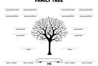 Three Generation Family Tree Chart – Trinity within Blank Family Tree Template 3 Generations