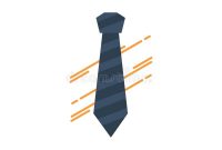 Tie, Business, Dress, Fashion, Interview Flat Color Icon intended for Tie Banner Template