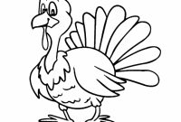 Top 24 Terrific Coloring Pages Printable Thanksgiving Turkey with regard to Blank Turkey Template