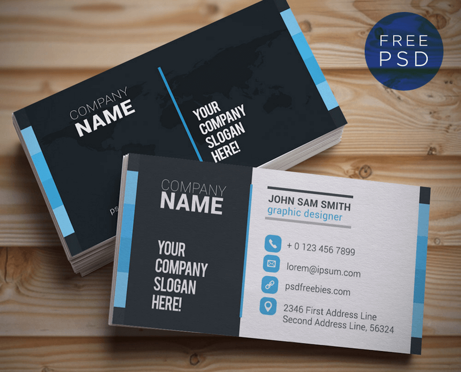 Top 28 Free Business Card Psd Mockup Templates In 2020 for Name Card Template Photoshop