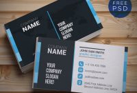 Top 28 Free Business Card Psd Mockup Templates In 2020 pertaining to Visiting Card Psd Template