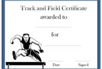 Track And Field Certificate Templates Free & Customizable in Track And Field Certificate Templates Free