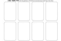 Trading Card Game Template – Free Download | Trading Card in Trading Card Template Word