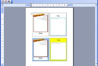 Trading Card Reports in Template For Cards In Word