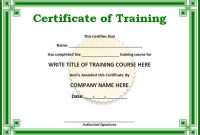 Training-Certificate-Design-Format-Certificate-Of-Completion inside Training Certificate Template Word Format