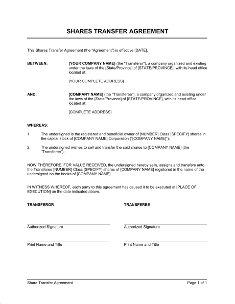 Transfer Of Business Ownership Agreement | 75 Main Group intended for Transfer Of Business Ownership Contract Template