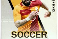 Trenton Drake – Soccer Sports Trading Card Photoshop for Soccer Trading Card Template