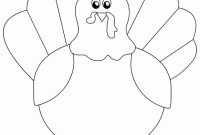 Turkey Head Coloring Page | Thanksgiving Coloring Pages intended for Blank Turkey Template