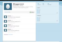 Twit Plus – Twitter Inspired Blogger Template pertaining to Blank Twitter Profile Template
