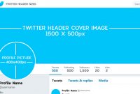 Ultimate Guide To Twitter Header Sizes With Psd Templates | inside Twitter Banner Template Psd