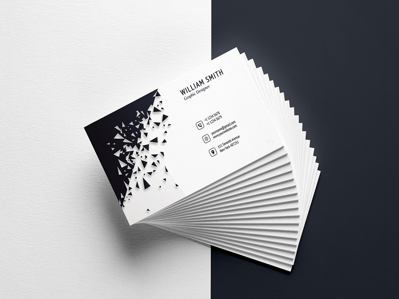 Unique Business Card Template | Free Psd Template | Psd Repo regarding Unique Business Card Templates Free