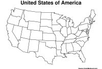 United States Map – Europe Map: Map Of United States Worksheet_ inside Blank Template Of The United States
