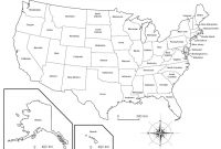 Usa Map with Blank Template Of The United States