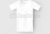 V Neck T Shirt Mockup with Blank V Neck T Shirt Template
