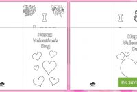 Valentine's Day Card Templates | Primary Resources throughout Valentine Card Template For Kids