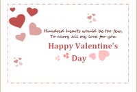 Valentine's Day Greeting Cards For Word | Formal Word Templates inside Valentine Card Template Word