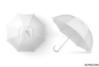 Vector 3D Realistic Render White Blank Umbrella Icon Set throughout Blank Umbrella Template