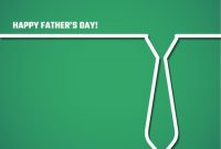 Vector Illustration Of Fathers Day Card For Design, Website regarding Tie Banner Template