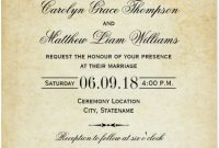 Vintage Wedding Invitations | Elegant Flourish | Zazzle with Sample Wedding Invitation Cards Templates