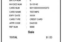 Visioncore How To Topics regarding Credit Card Receipt Template