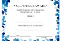 Volunteer Of The Year Certificate: 10+ Best Design Awards Di inside Volunteer Of The Year Certificate Template