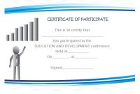 Want Conference Participation Certificate Templates? Get for Certificate Of Attendance Conference Template