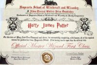 Want!!!! Get Your Very Own Hogwarts Diploma! | Harry Potter pertaining to Harry Potter Certificate Template